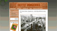 Desktop Screenshot of heftet-ringerike.com