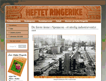 Tablet Screenshot of heftet-ringerike.com